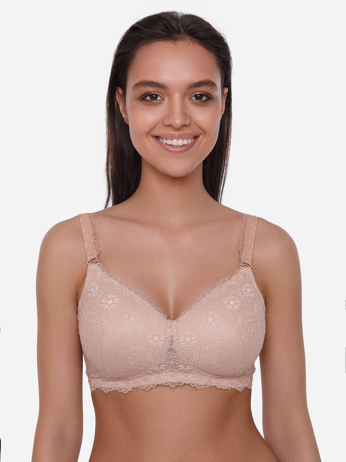 Alessia Wire-free Padded Mastectomy Bra - blue