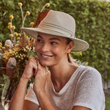 Cancer Council Heritage Town and Country Style Hat [colour: Ivory/Black]