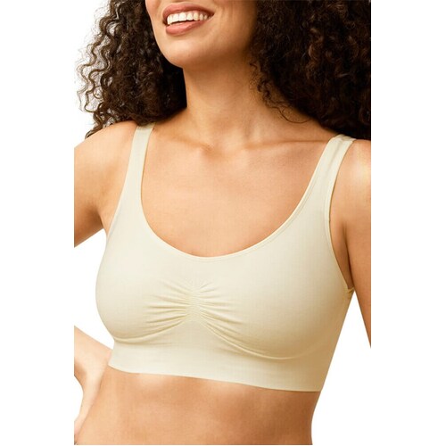 Becky Mastectomy Cotton Bra Off White