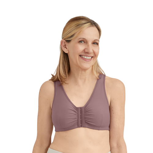 Frances Mastectomy Bra Dark Mauve 