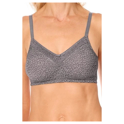 Bliss Mastectomy Soft Bra Dark Grey/Light Grey 
