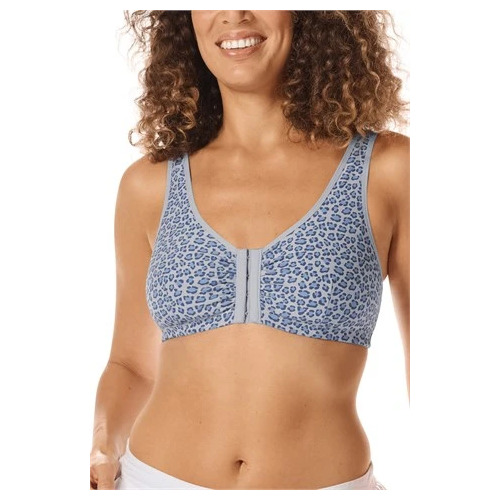 Frances Mastectomy Soft Bra Blue 