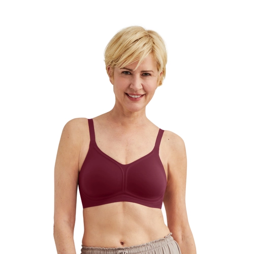 Wave Pure Mastectomy Soft Cup Bra Ruby Red 