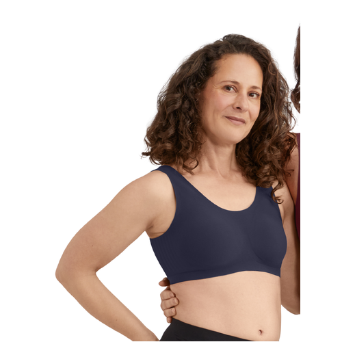 Linda Mastectomry Soft Cup Bra Dark Blue 