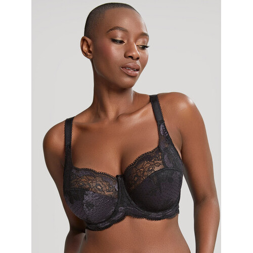 Clara Full Cup Bra - Charcoal/Black 