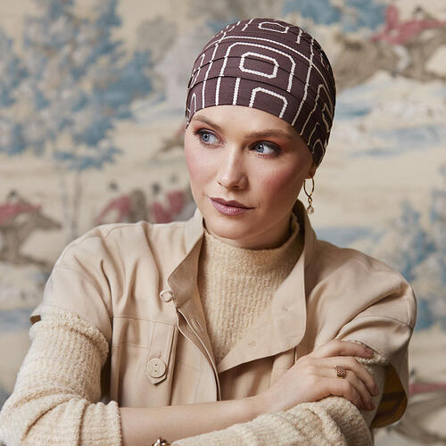 Yoga Turban Graphic Pearl