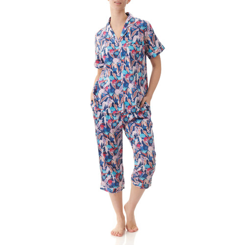 Florence Broadhurst Capri Pyjama Navy 