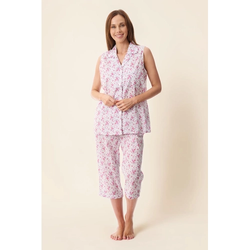 Genoa Sleeveless Capri Pyjama