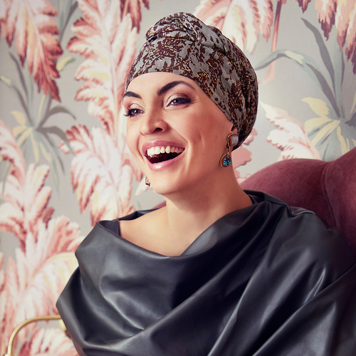 Boho Turban Gold Dust Browns
