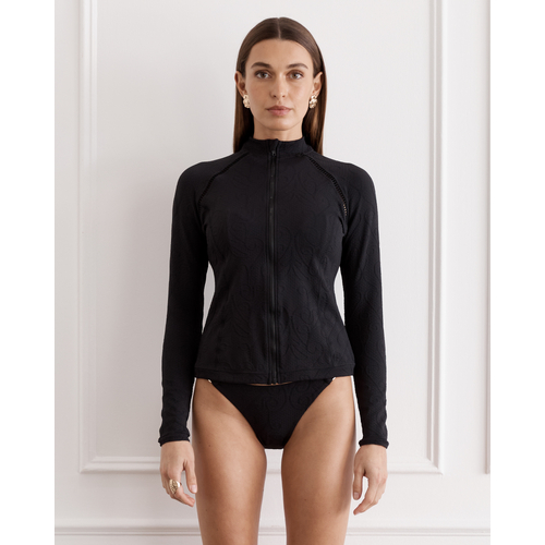 Black Hayley Rash Guard