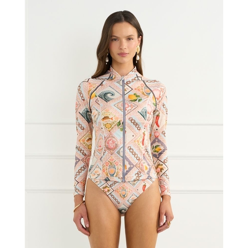 Azulejos Hayley Rash Guard Multi 