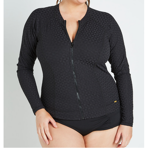 Aztec Jacquard Long Sleeve Rash Top