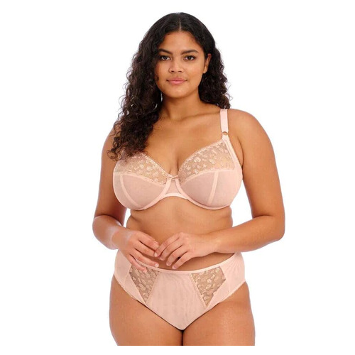 Elomi Namrah Underwire Bandless Plunge Bra Pale Blush