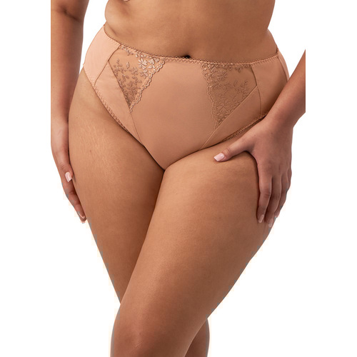 Zarla High Leg Brief Café Au Lait 