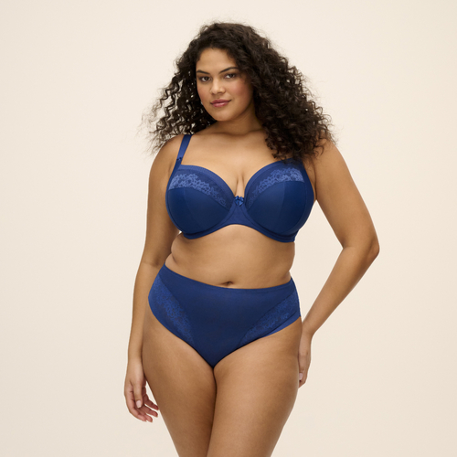 Nerina Underwire Plunge Bra French Navy 