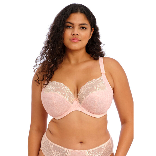 Elomi Lucie Pale Blush Underwire Plunge Bra - Stretch
