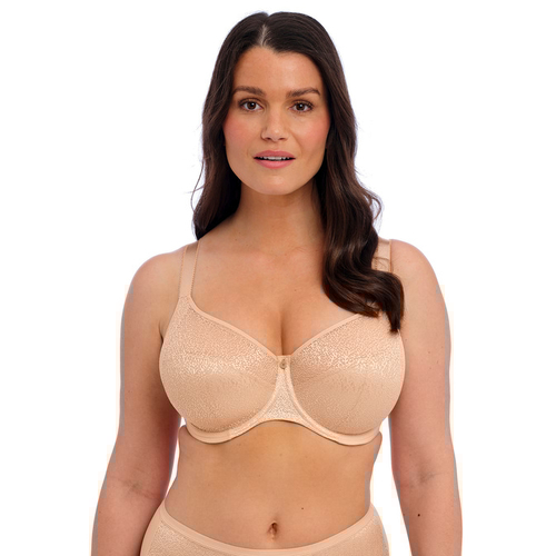 Demure Underwire Moulded Non Padded Bra - Natural Beige