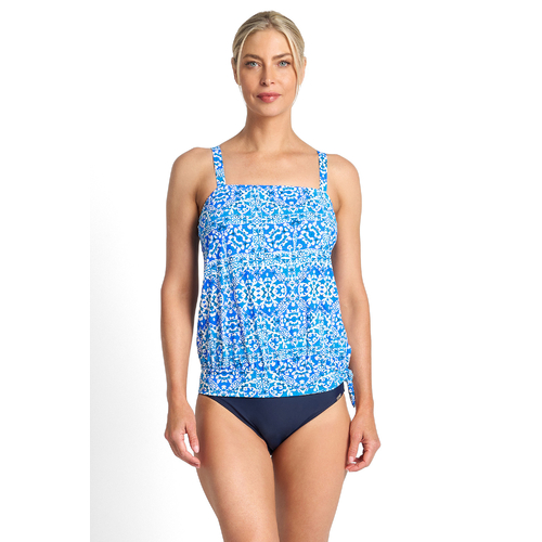 Bazaar Bandeau Blouson Singlet - Blue 