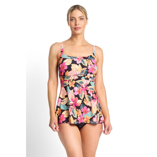 Phuket Mastectomy Swing Tankini - Black 