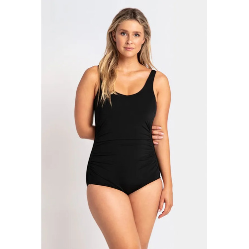 Poolproof Mastectomy Pintuck 1Pc - Black 
