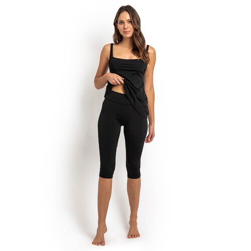 Poolproof Capri Swim Pant - Black