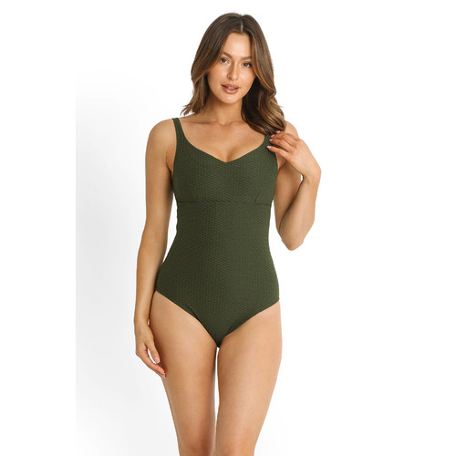 Dive Scoop Tank One Piece - Khaki 