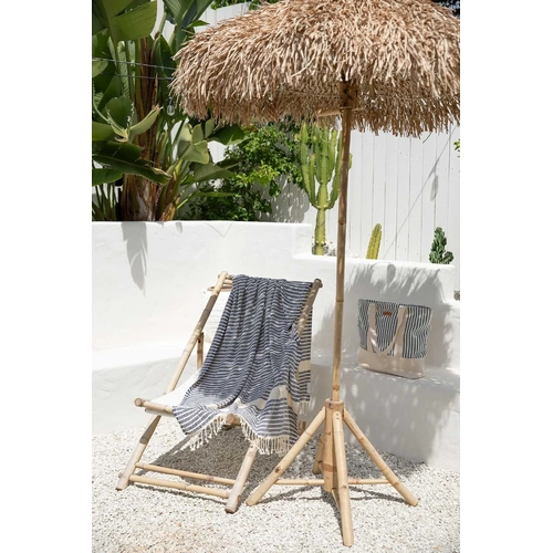 Summer Stripe Turkish Towel - Ink 