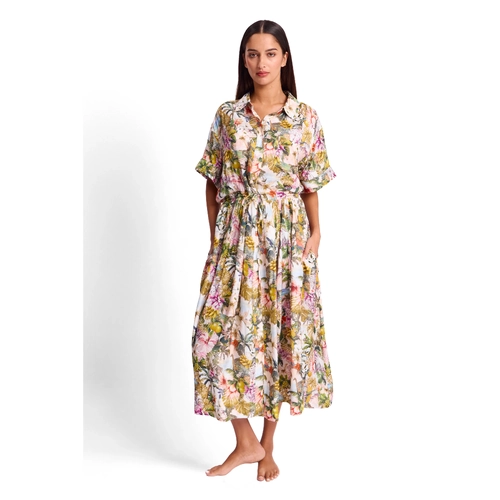 White Lotus Race Day Maxi Dress - White 